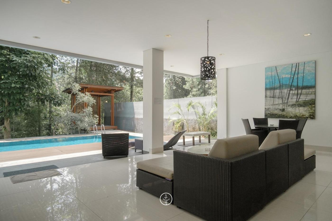 Hikari Hill View Villa 7 Bedrooms With A Private Swimming Pool And Billiard Bandung Esterno foto